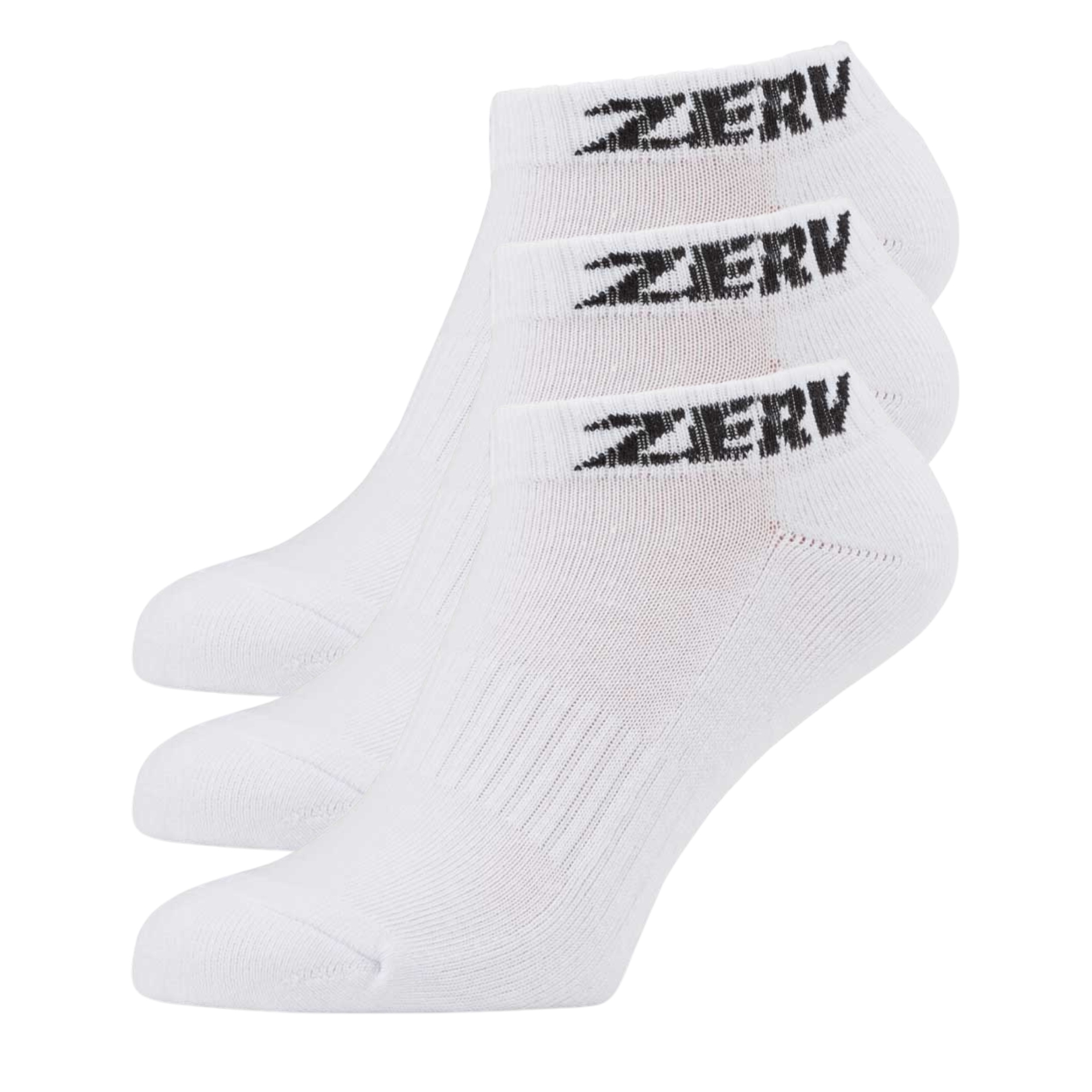 Zerv Performance Socks Short 3-pack White
